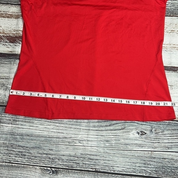 Women’s Nike Pro-Top T-Shirt Red Polyester Blend Size XXL ( RN#56323 ) - Picture 5 of 9